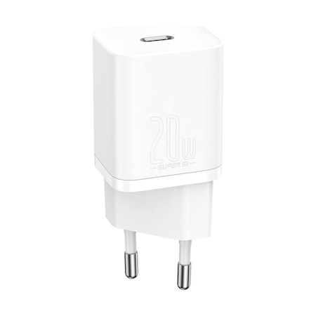 Baseus Super Si 20W Pd Type-C Hızlı Şarj Adaptörü 20W iphone Uyumlu 13- (545325713)