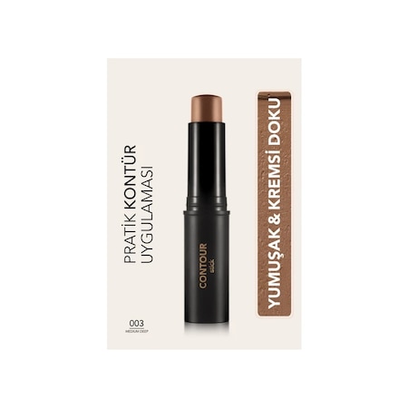 Flormar Contour Stick Asansörlü Kontür Kalemi 003 Medium Deep