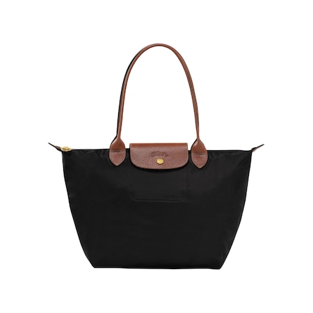 Longchamp L2605 089 Kadın Omuz Çantası Medium Kahverengi - Siyah