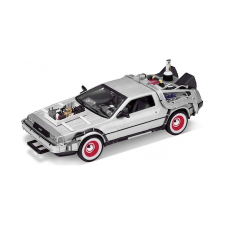 Geleceğe Dönüş Seri 3 Metal Model Araba 1 24 Back To The Future 3