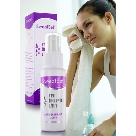 Sweatset Ter Önleyici Unisex Likit Sprey Deodorant 60 ML