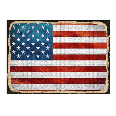 Tablomega Ahşap Mdf Puzzle Yapboz Amerika Bayrağı (538024038)