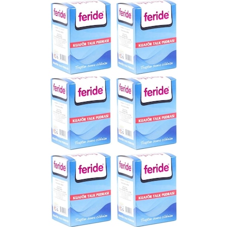 Feride Kuaför Talk Pudrası 500 G x 6 Paket