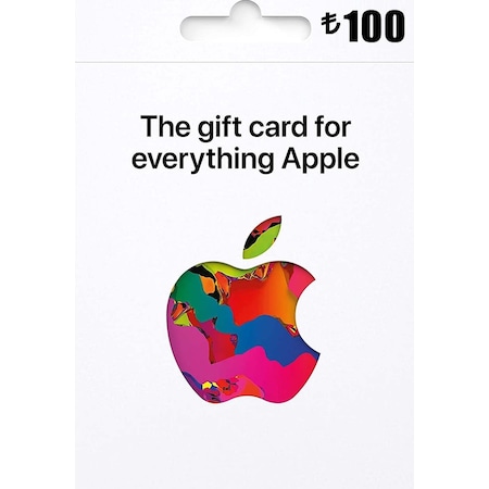 100 Tl Apple Store Itunes Hediye Kartı (436563362)