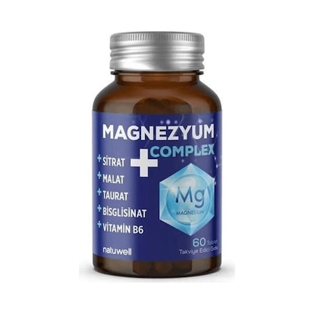 Natuwell Magnezyum Complex+ 60 Tablet