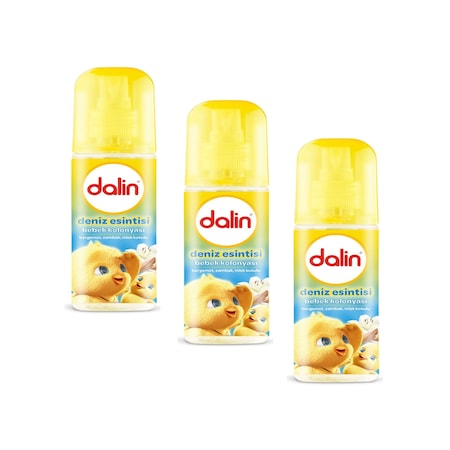 Dalin Deniz Esintisi Bebek Kolonyası 100 ml 3 ADET