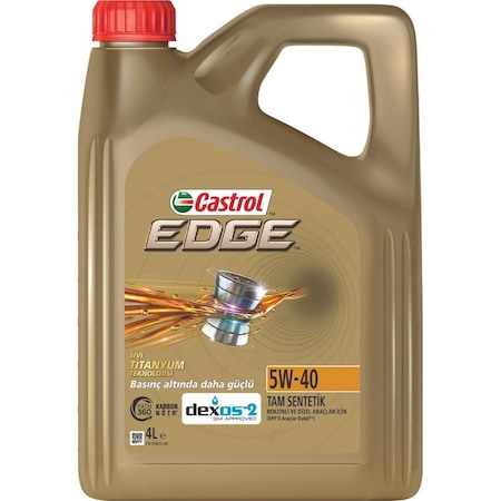 Castrol EDGE 5W-40 Tam Sentetik DPF Motor Yağı 4 Litre