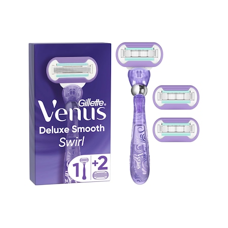 Gillette Venus Swirl Tıraş Makinesi + Yedek Başlık 3'lü