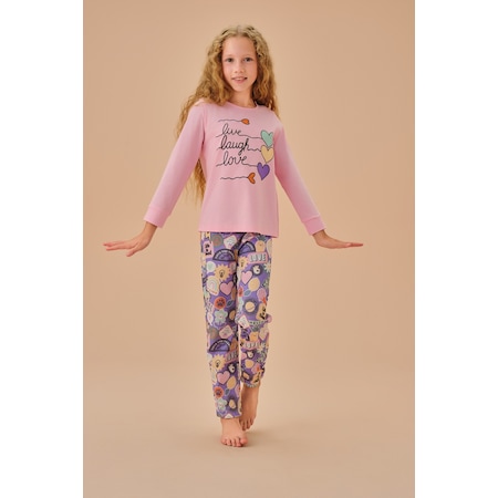 Suwen Bella Çocuk Pijama Takımı Shc25221660a1356 Hıpy