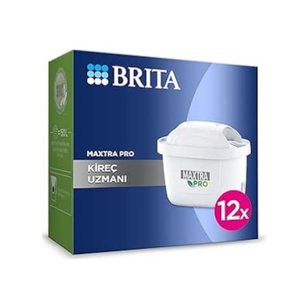 Brita Maxtra Pro Kireç Uzmanı Su Arıtma Filtresi 12'li