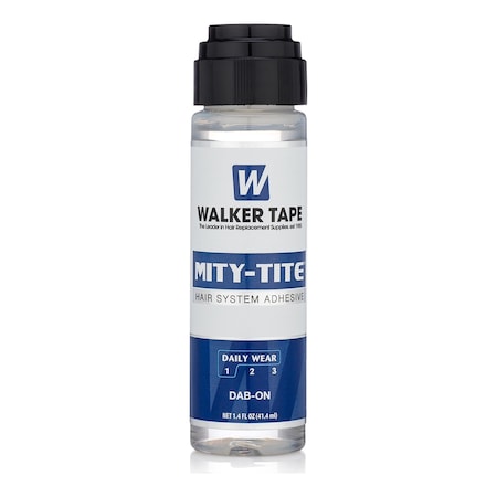 Walker Tape Mity-Tite Protez Saç Yapıştırıcısı 1.4 FL OZ (41.4ML)