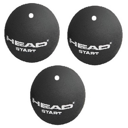 Head Start White Dot 3'lü Squash Ball