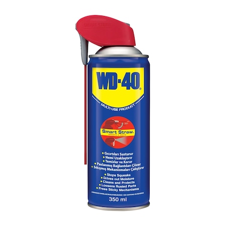 WD-40 Yağlayıcı ve Pas Sökücü Sprey 350 ML Smart Straw