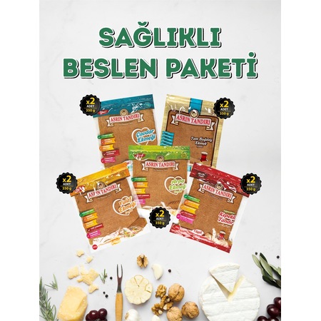 Asrın Tandırı Sağlıklı Beslen Paketi 10'lu Lavaş Tandır Ekmeği