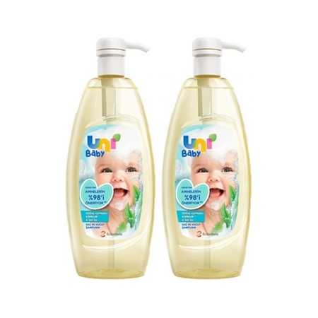 Uni Baby Saç ve Vücut Şampuanı 2 x 700 ML