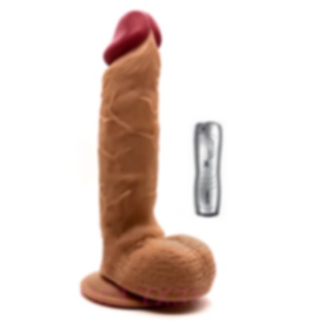 Erofoni Yeni Nesil Ultra Süper Realistik Titreşimli 22 CM İri Başlı Vantuzlu Kaliteli Kalın Yapay Vibratör Penis