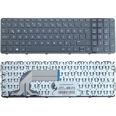 HP Uyumlu 15-R010St, 15-R119Nt, 15-R111Nt Klavye (Siyah)