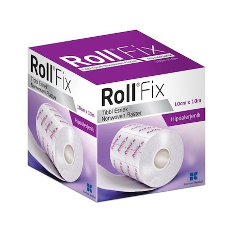 Roll Fix Esnek Tıbbi Flaster 10 CM x 10 M 4 Adet