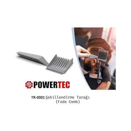 Powertec TR-0001 Saç Şekillendirme Tarağı