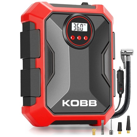 Kobb KB200 12V 150 Psi Ayarlanabilir Dijital Basınç Göstergeli Kompresör Hava Pompası