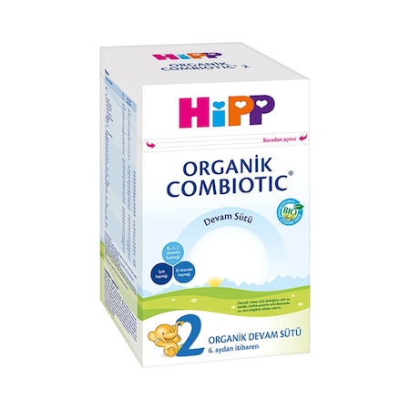 Hipp 2 Organik Combiotic Devam Sütü 6+ Ay 800 G