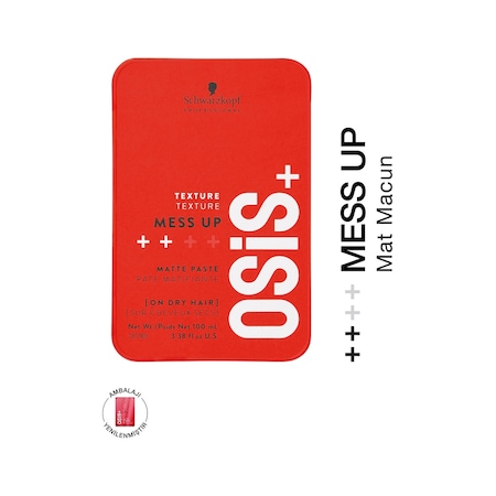 Schwarzkopf Osis Mess Up Mat Wax 100 ML