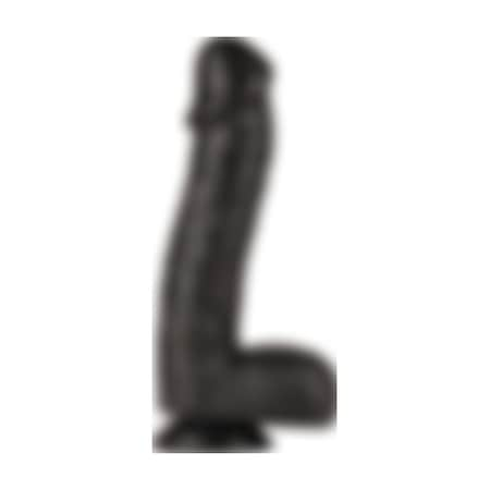 Odins Shop 27.5 CM Dev Boy Realistik Vantuzlu Zenci Dildo Penis