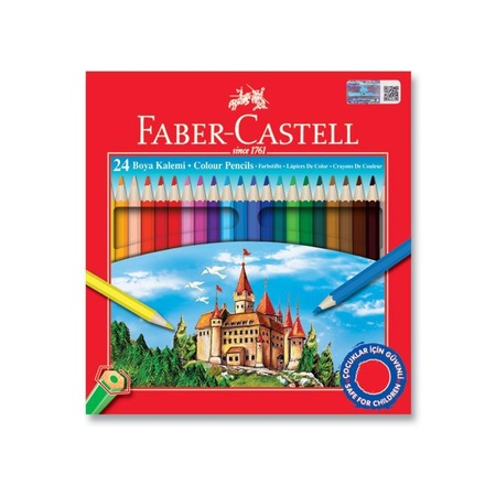Faber-Castell Kuru Boya Kalemi 24 Renk