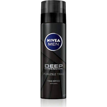 Nivea Men Deep Dimension Pürüzsüz Tıraş Köpüğü 200 ML