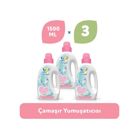 Uni Baby Hipoalerjenik Çamaşır Yumuşatıcı 3 x 1500 ML