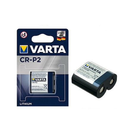 Varta Cr-P2 Lithium Pil 6 Volt Dl223. Crp2