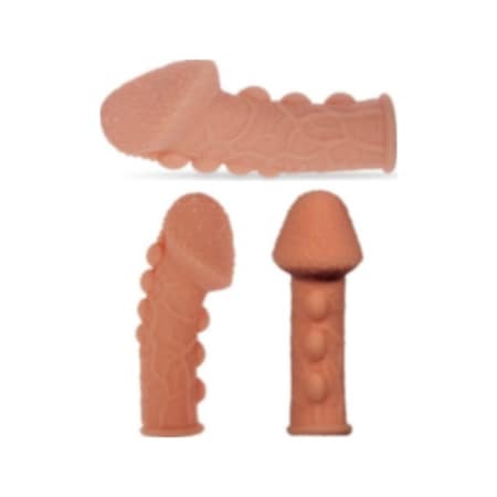 Erofoni No:9 Ultra Soft Yumuşak Dokulu 15 CM Lüks Realistik Penis Kılıfı