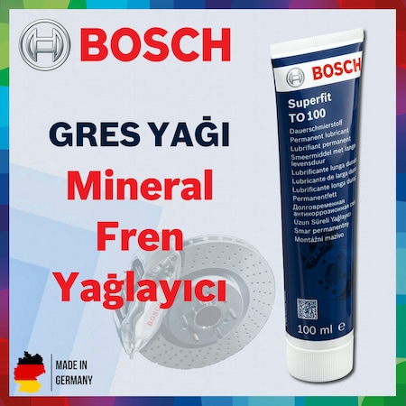 Bosch Superfit To 100 Gres Yağı Mineral Fren Yağlayıcı 100Ml