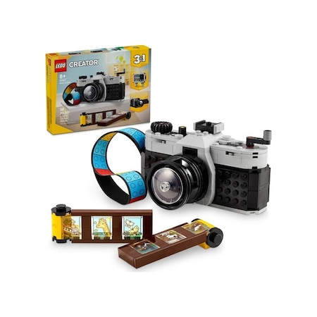 LEGO® Creator Retro Fotoğraf Makinesi 31147 8+ Yaratıcı Oyuncak Yapım Seti - 261 Parça