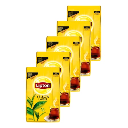 Lipton Yellow Label Siyah Dökme Çay 5 x 1 KG