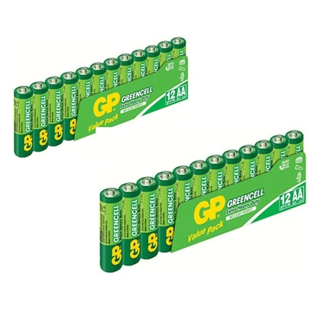 n11 GP Greencell 15G-2U4 AA Kalem Pil 12 x 2'li