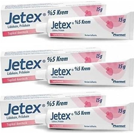 Jetex Krem %5 15 g 3 Adet