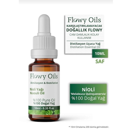 Flowy Oils Nioli Yağı Saf Sertifikalı %100 Doğal 10 ML
