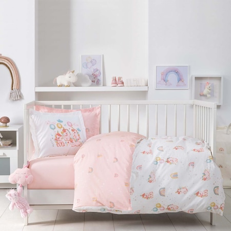 Yataş Bedding Unicorn Ranforce Bebek Nevresim Takımı