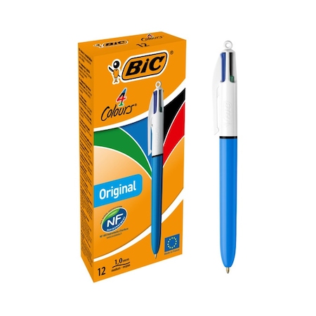 Bic 4 Colours Medium Tükenmez Kalem 12'li Kutu