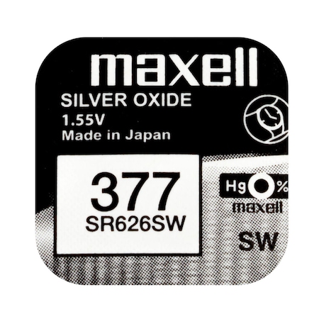 Maxell 377 SR626SW 1.55V Saat Pili 5'li