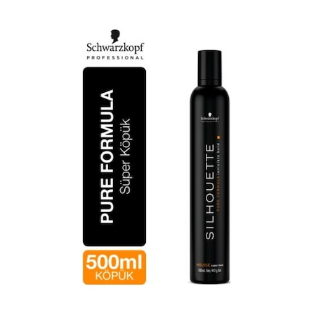 Schwarzkopf Silhouette Süper Tutucu Saç Köpüğü 500 ML