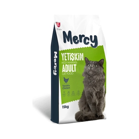 Mercy Tavuklu Yetişkin Kedi Maması 15 KG