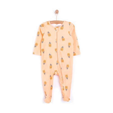 Hellobaby Yenidoğan Uzun Kollu Fermuarlı Patikli Tulum Unisex 24Yhlbuptt006 Somon 24Yhlbuptt006_Somon