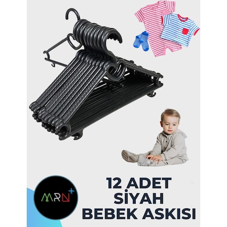 12 Adet Bebek Kıyafet Askısı, Bebek Askısı