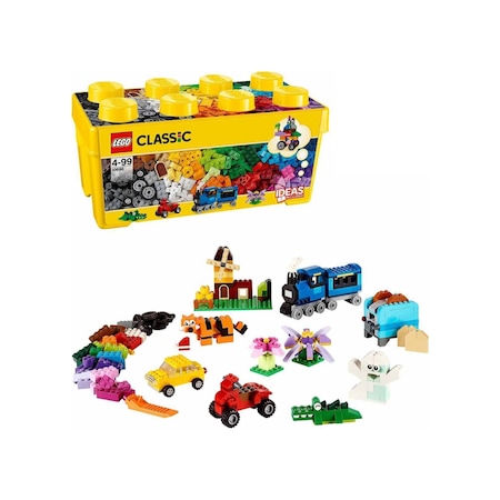 LEGO® Classic Orta Boy Yaratıcı Parçalar Yapım Kutusu 10696 4+ Yaratıcı Oyuncak Yapım Seti - 484 Parça