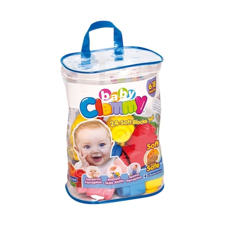 Baby Clementoni Clemmy Çanta Blok Seti 24 Parça