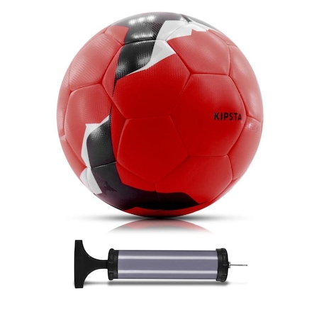 Kipsta Hibrit Futbol Topu Pompa Hediyeli F500 Dikişli FIFA BASIC Onaylı 5 Numara 445 Gr Neon Yavruağzı