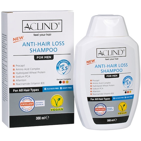 Aclind Anti-Hair Loss Erkekler İçin Şampuan 300 ML