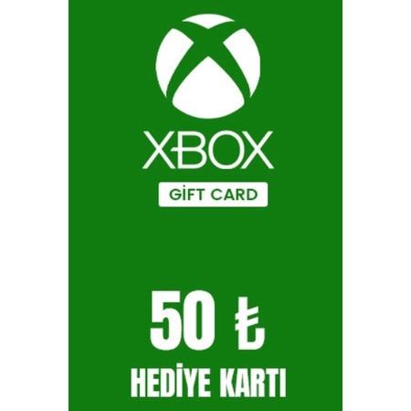 Xbox Live Hediye Kartı 50 Tl